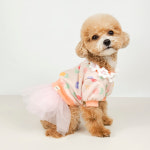 그루밍댕이 강아지 고양이 케이프 꽃니트 목걸이 1 size, 4 colors : 그루밍댕이