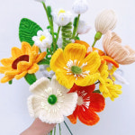 모루철사 200개입 인형만들기 DIY 옷 재료 소품 꽃 원데이클래스 공예수업 털모루 : 감성상점