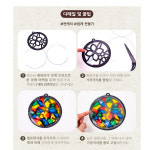 봄 만들기 키트 개나리 썬캐쳐2개세트 유아 미술놀이 초등만들기 키트 어린이집 유치원 : 상상하랑