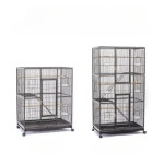 대형새장 케이지 둥지 실내 잉꼬 철장 하우스 바퀴달린 새집 조류 이동식 놀이터 : 유어제이YOURJ