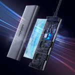 유그린 8K MST C타입 멀티 허브 듀얼 HDMI 도킹 스테이션 레보독 CM498 : 유그린샵