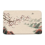 고무깔판 화장실깔판 수국 조류 목욕 매트 화장실건식매트 화장실매트 : 텐텐상점