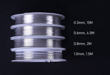 공예용 와이어 (2색/4사이즈) 키링 철사 팔찌 비즈 원석 연결 부속 공예 재료 부자재 : 그랜마클럽