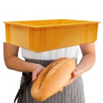 마요 마트 플라스틱 노랑 빵바구니 4호 식빵판 각종 계육 박스 : 서희물류