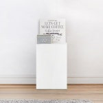 400 미니 침대 옆 협탁 화이트 수납 선반장 틈새 좁은 : 명성유통사