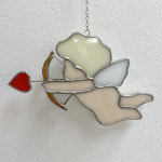 큐피드 아기천사 썬캐쳐 스테인드글라스 유리공예 발렌타인 화이트데이 : 반짝임 연구소