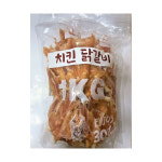 오리마을 치킨마을 대용량 강아지 육포 건조 간식 오리가슴살, 1000g, 1개 : 더나은펫