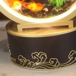 가정용 어항 소형 수조 금붕어 수족관 물고기 키우기 일체형 거북이 구피 수초수조 : TenM