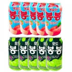 해태봉봉세트 복숭아5캔(340ml) 포도5캔(340ml) : 쿡365식자재