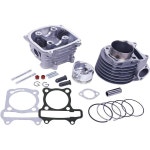 글릭살 GY6 150cc 57.4mm 스쿠터 엔진 리빌드 키트 실린더 헤드세이 4행정 157QMJ 모페드 고카트 ATV : 글로벌구구