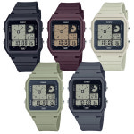 카시오 공용 바이오 레진 스퀘어 빈티지캐쥬얼 디지털 손목시계 LF-20W : 투제이와치