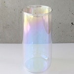 오로라 유리컵 내열 유리잔 물컵 쥬스컵 물잔 500ml 맥주잔 글라스잔 예쁜컵 커피잔 글래스 술컵 : 행밤