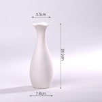 블랙화병 옥꽃 모던 꽃병 흰색 플라스틱 바구니 도자기오브제 꽃병 : 미리내공방