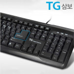 TG삼보 유선 키보드 풀배열 멤브레인 사무용 PC 노트북 컴퓨터 K7000U : 엄지척오피스