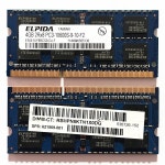 ELPIDA RAM DDR3 노트북 메모리, DDR3 4GB, 1333MHz, 1.5v, 4GB, 2RX8 PC3-10600S-9, 204 핀, 1 개 : goldtrophy765