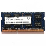 ELPIDA RAM DDR3 노트북 메모리, DDR3 4GB, 1333MHz, 1.5v, 4GB, 2RX8 PC3-10600S-9, 204 핀, 1 개 : goldtrophy765