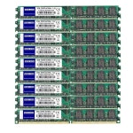 PC2-5300 램 데스크탑 컴퓨터 DIMM 200 핀, DDR2 2GB 667Mhz, 1.8v 비 ECC 도매/볼륨 2R X 8 언버퍼드, 10 개 : goldtrophy765