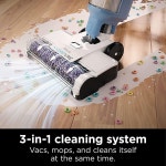 샤크 무선 청소기 WD201 HydroVac 프로 XL 3-in-1 진공청소기, 대걸레 및 셀프 클리닝 시스템, 항균 브러시롤 솔루션, 다양한 표면, 견목, 타일... 