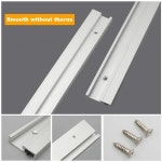 t트랙 라우터 테이블 밴드톱용 알루미늄 슬라이딩 T-슬롯 목공 DIY 슈트 도구 T 트랙 슬롯 마이터 지그 스토퍼 : 더모던웨이브