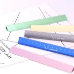 각도기 4인치 수평자 15cm 눈금자 투투 스테인레스 스틸 금속 미터 규칙 정밀 양면 측정 도구 H0105 : EO상회