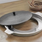 쇠솥 솥뚜껑 구이 무쇠 삼겹살 구이판 : 모아이제이