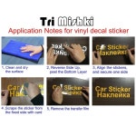 Tri Mishki H1621 Chechen Ahmat 파워 자동차 스티커 비닐 데칼 방수 범퍼 벽 반사 : 나무유통17