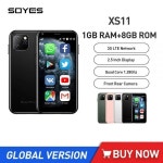 Soyes XS11 안드로이드 6.0 미니 휴대폰 3D 유리 3G 스마트폰 쿼드 코어 1GB 8GB 2.5 인치 구글 플레이 2MP 카메라 듀얼 SIM : 02대흥