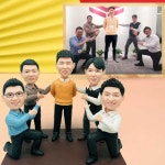 캐리커쳐 피규어 제작 인물 사진 결혼 기념 퇴직 선물 : 구구직구상회