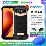 DOOGEE V Max 견고한 스마트폰 5G 휴대폰 22000mAh12GB 256GB 108MP 카메라 120Hz 디멘시티 1080 고해상도 NFC EU Version : 02대흥