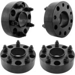 TRIBLE SIX 4Pcs 휠 어댑터 스페이서 2 5x5.55 5x139.7mm 9/16-18 허브 보어 77.8mm 5 러그 50mm 중앙 교체 02-1 2inch(51mm)4 : 소울펄스