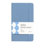 인디고 2024 프리즘 슬림 먼슬리 다이어리(밀키블루) : 린담스토어