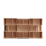 고무나무 원목 1단 낮은 2칸 소품 진열 발받침대 책장 책꽂이 사내도서관 : 홈앤퍼니