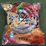 두원식품 찹쌀순대 서문시장찰순대 2kg : 서문쌀어묵 맛뜰안부산어묵