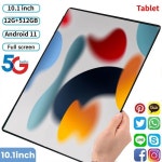 구글 플레이 태블릿 PC 10.1 인치 HD 스크린 글로벌 버전 안드로이드 12.0 12GB RAM 512GB ROM 듀얼 SIM 카드 8G 128GB : 04대흥