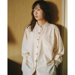 PR 네프 펀칭 도트 라운드 카라 롱 셔츠 (2c) : 스테이노아