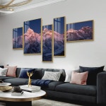 일조금산 거실 장식 그림 대기도 소파 배경벽 모던 심플 침실 벽화 : 운수좋은1