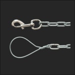 제이제이펫 반려견 체인 개줄 리드줄 슈밸 중간도래 중형견 대형견 체인줄 실버, M : 제이제이펫마켓