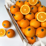 블랙라벨오렌지 못난이 쥬스용 퓨어스펙 썬키스트 엠팍 10과 5과 한박스 제철 17kg : 바로보담