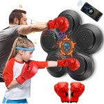 다이어트 뮤직 복싱 기계 펀치머신 홈트 가정용 샌드백 블루투스 글러브 포함 전연령 사용 : 싸이버마미