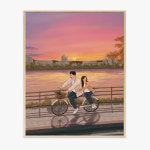 동네 한 바퀴, 일홍 그림 인테리어 거실 액자 : 라이크디즈