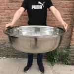 대형 스텐 다라이 대야 70cm 80cm 식당 배추절임통 업소용 김장 가정용 : 곰달래8788