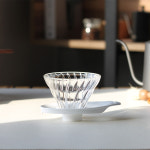 하리오 V60 핸드드립 유리 글라스 커피드리퍼 블랙 : 커피올데이