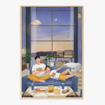 네 곁에선 행복이 쉬워져, 일홍 그림 인테리어 거실 액자 : 라이크디즈