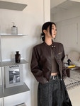 쇼핀 레더 라이더 숏 자켓 : 하이리밋