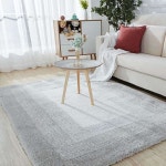 거실 바닥 카페 트 러그 북유럽 겨울 침실 매트 깔개 소형 보송 카펫 80cm×150cm 가스가 가루 : mankilo
