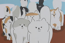 [일러스트 포스터] 빅빅캣과 친구들 : bigbigcat