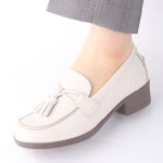 지쎄 수제화구두 발편한로퍼 양가죽 엄마신발 빅사이즈 4cm G4462 : 미즈걸