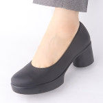 엄마구두 지쎄 수제화 발편한여성구두 양가죽 빅사이즈 6cm G4308 : 미즈걸