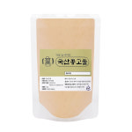 산촌마을 정윤자 명인 국산 콩고물 100g 3팩 18팩 택1 인절미 볶은 콩가루 찹쌀떡 쑥떡 만들기 대두 빙수 재료 : 소백스토어