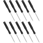 FOCMKEAS 10PCS 미니 슬롯드라이버 시계용 2mm 플랫 헤드 안경 전자 장난감 수리 비자성 3.2783mm 총 길이 블랙 핸들 2mm（L83mm）Black... 